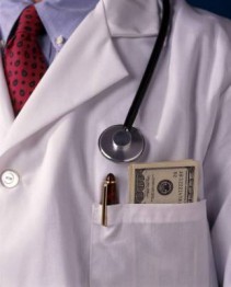 плата деньги за посещение врача