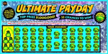 билет моментальной лотереи Ultimate Payday в Канаде