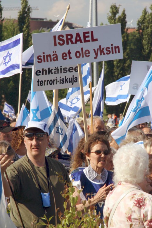 Финляндия за Израиль Finland pro Israel
